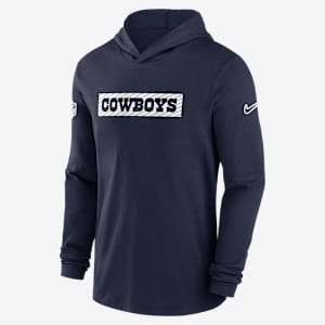 Dallas Cowboys Sideline Men's Nike Dri-FIT NFL Long-Sleeve Hooded
